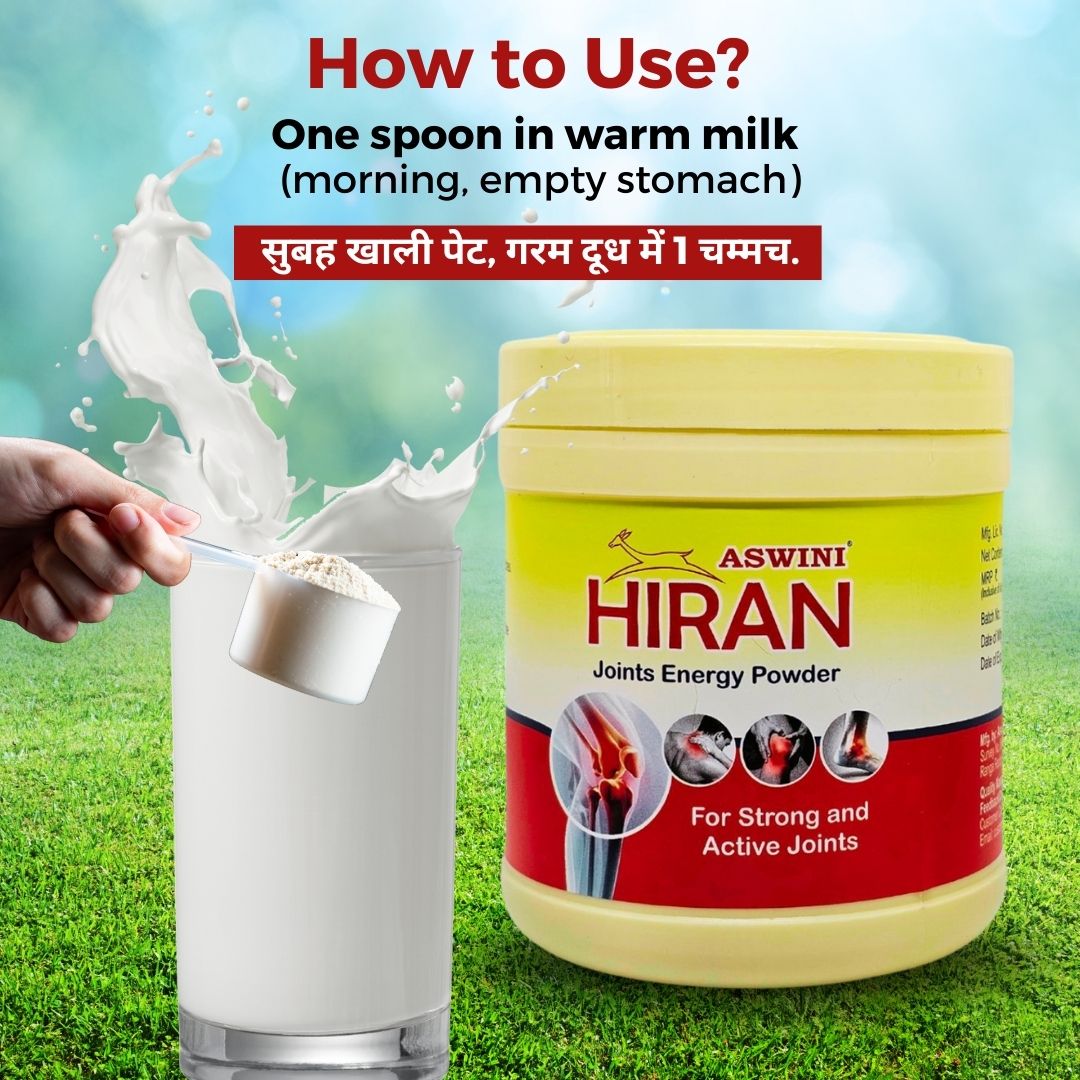 Hiran Joint Energy Powder - Energise your Joints and Get Immediate Pain Relief