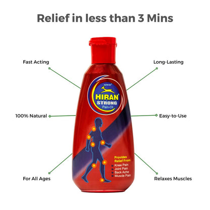 Hiran Pain Relief Oil - Relief in less than 3 minutes