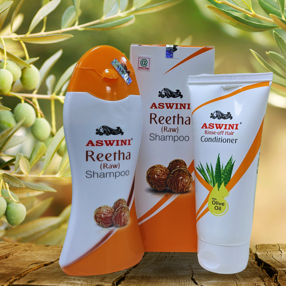 Aswini Reetha Shampoo With Conditioner