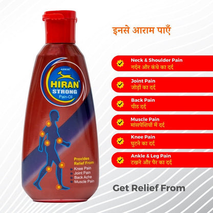 Hiran Pain Relief Oil - Relief in minutes - Bulk Discounts