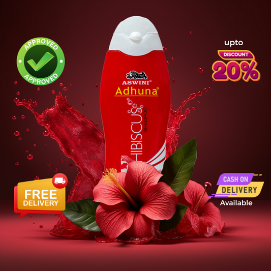 Adhuna Hibiscus Shampoo: Get Silky, Shiny & Soft Hair