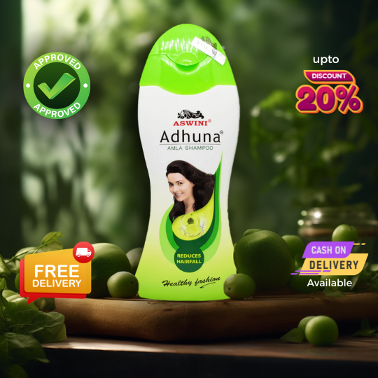 Adhuna Amla Shampoo: Stop Hair Loss, Grow Thick Hair