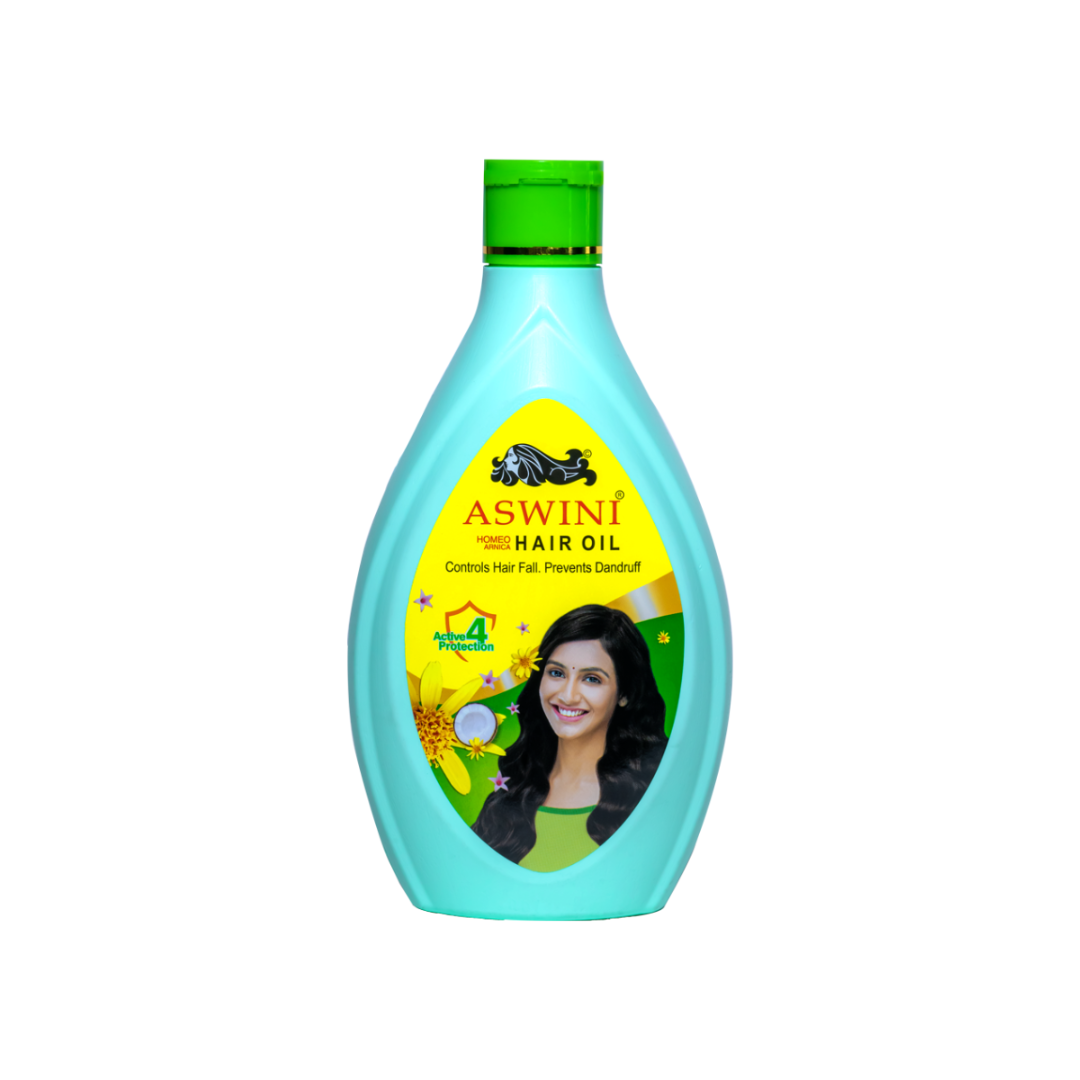 Aswini Homeo Hair Oil - Stops Hair Fall & Dandruff