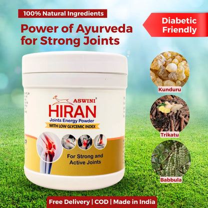 Hiran Joint Energy Powder - Energise your Joints and Get Immediate Pain Relief