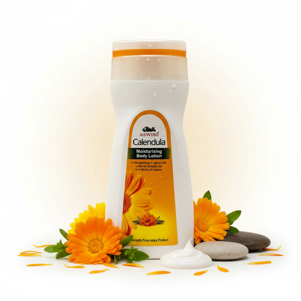 Aswini Calendula Moisturising Body Lotion – Deep Hydration with Ayurvedic Calendula