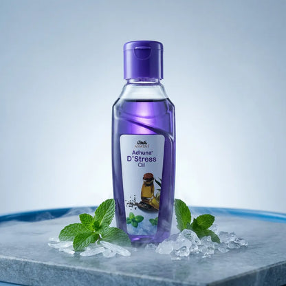 Aswini Adhuna D'Stress Oil | Cooling Ayurvedic Relaxation & Sleep Oil